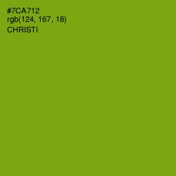 #7CA712 - Christi Color Image