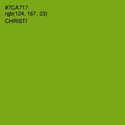 #7CA717 - Christi Color Image