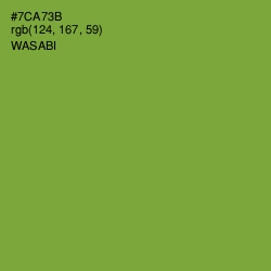 #7CA73B - Wasabi Color Image