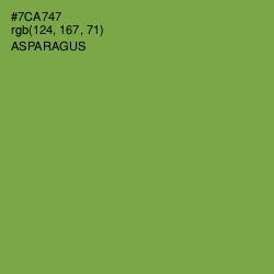 #7CA747 - Asparagus Color Image