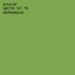 #7CA74F - Asparagus Color Image