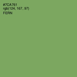 #7CA761 - Fern Color Image