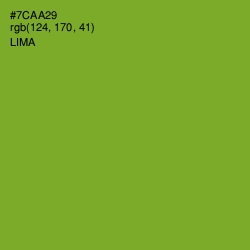 #7CAA29 - Lima Color Image