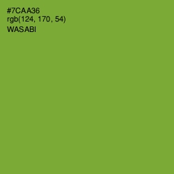 #7CAA36 - Wasabi Color Image