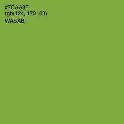 #7CAA3F - Wasabi Color Image