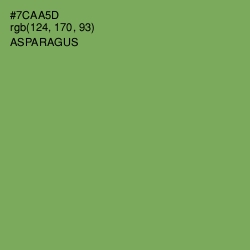 #7CAA5D - Asparagus Color Image