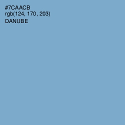 #7CAACB - Danube Color Image