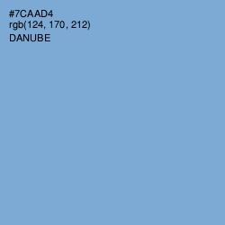 #7CAAD4 - Danube Color Image