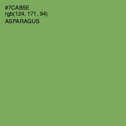 #7CAB5E - Asparagus Color Image