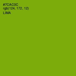 #7CAC0C - Lima Color Image