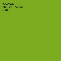 #7CAC20 - Lima Color Image