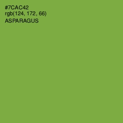 #7CAC42 - Asparagus Color Image