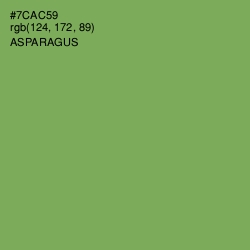 #7CAC59 - Asparagus Color Image