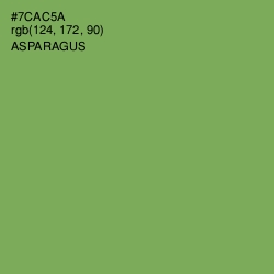 #7CAC5A - Asparagus Color Image