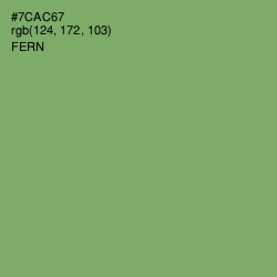 #7CAC67 - Fern Color Image