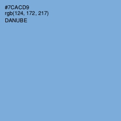 #7CACD9 - Danube Color Image