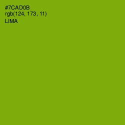#7CAD0B - Lima Color Image