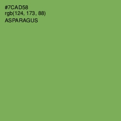 #7CAD58 - Asparagus Color Image