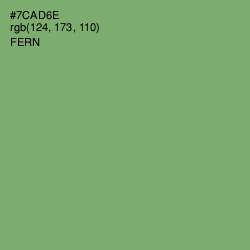 #7CAD6E - Fern Color Image