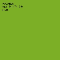 #7CAE26 - Lima Color Image
