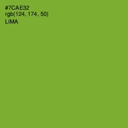 #7CAE32 - Lima Color Image