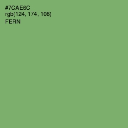 #7CAE6C - Fern Color Image