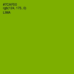 #7CAF00 - Lima Color Image