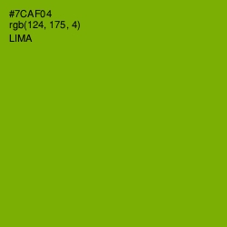 #7CAF04 - Lima Color Image