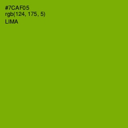 #7CAF05 - Lima Color Image