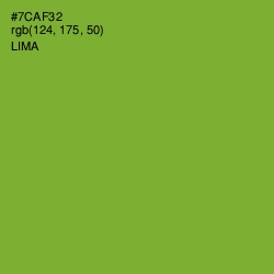 #7CAF32 - Lima Color Image