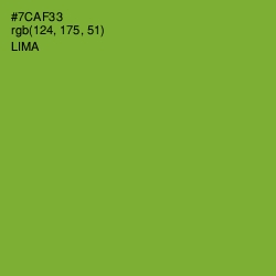 #7CAF33 - Lima Color Image