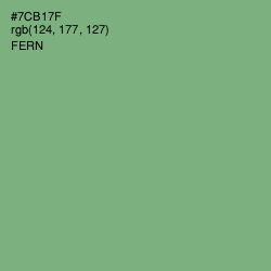 #7CB17F - Fern Color Image