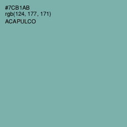 #7CB1AB - Acapulco Color Image