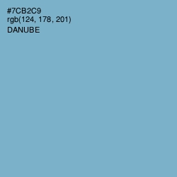 #7CB2C9 - Danube Color Image