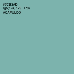 #7CB3AD - Acapulco Color Image