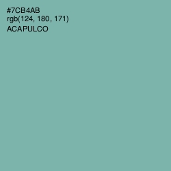 #7CB4AB - Acapulco Color Image