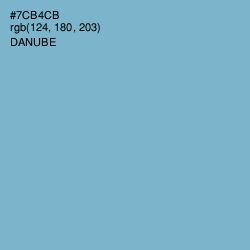 #7CB4CB - Danube Color Image