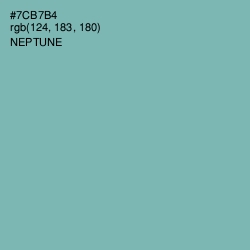 #7CB7B4 - Neptune Color Image