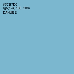 #7CB7D0 - Danube Color Image