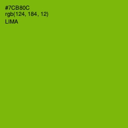 #7CB80C - Lima Color Image