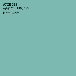 #7CB9B1 - Neptune Color Image