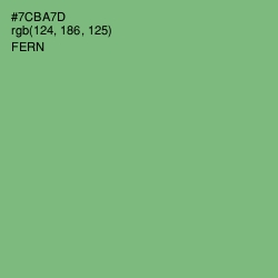 #7CBA7D - Fern Color Image