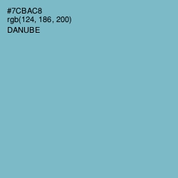 #7CBAC8 - Danube Color Image