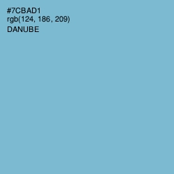 #7CBAD1 - Danube Color Image