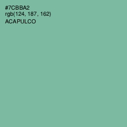 #7CBBA2 - Acapulco Color Image