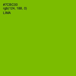 #7CBC00 - Lima Color Image