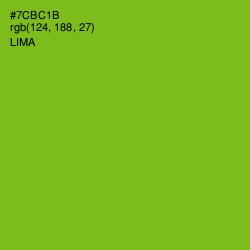 #7CBC1B - Lima Color Image