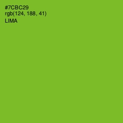 #7CBC29 - Lima Color Image