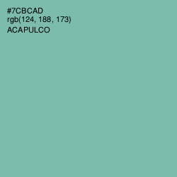 #7CBCAD - Acapulco Color Image