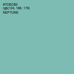 #7CBCB3 - Neptune Color Image